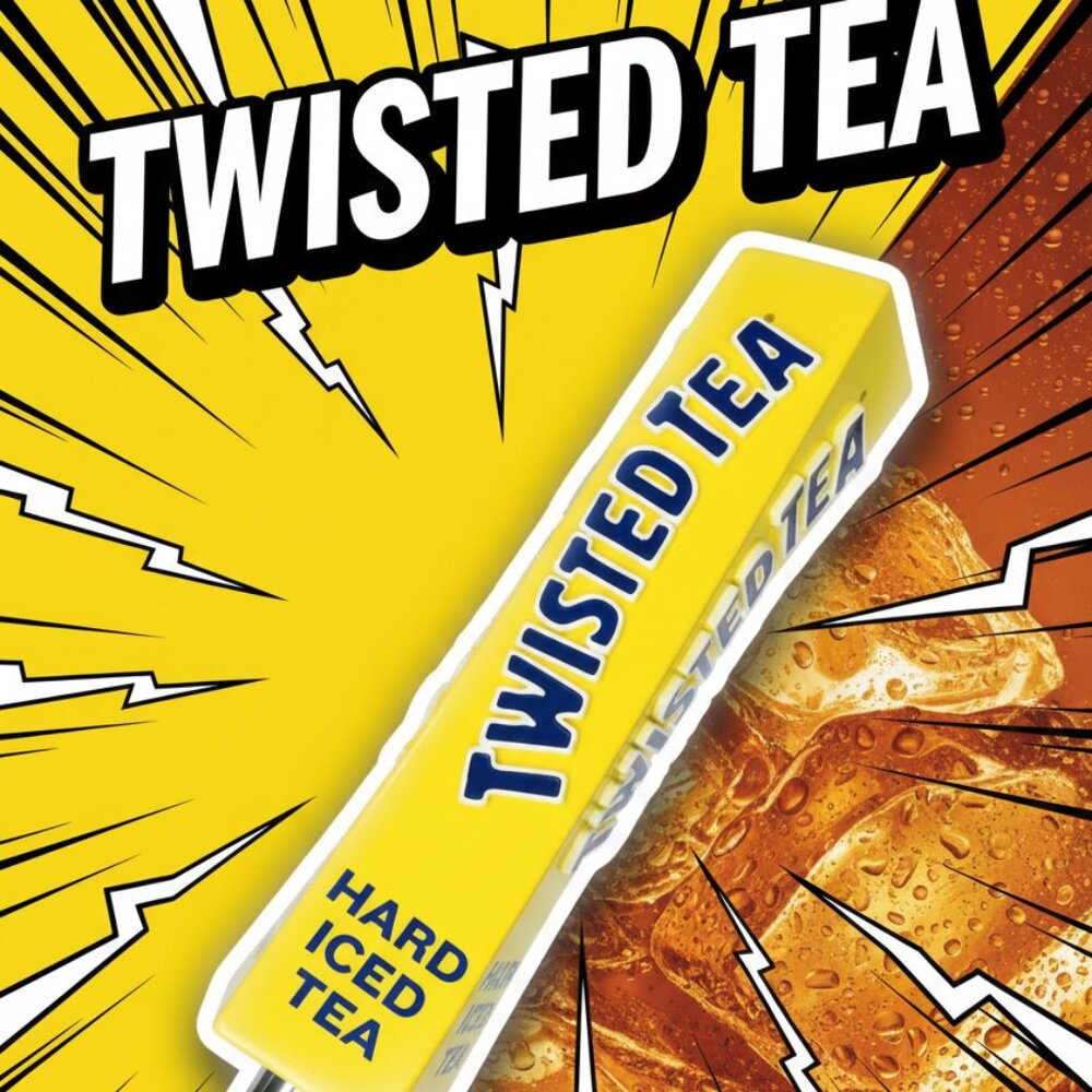 Twisted Tea Tap Handle‎ – 10" Official Resin Beer Handle for Bar
